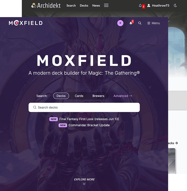 Moxfield/Archidekt